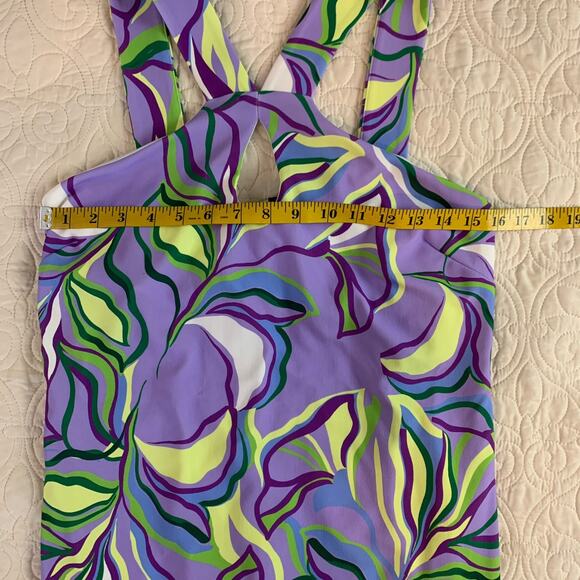 Boston Proper sleeveless sheath dress keyhole front shelf bra unlined size Small - Picture 8 of 9